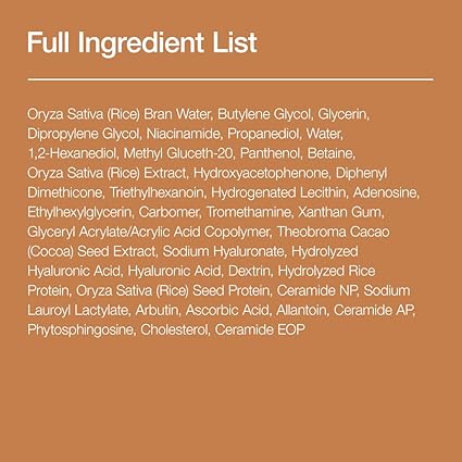 ANUA RICE CERAMIDE 7 HYDRATING BARRIER SERUM, Brightening, Hydrating Serum for Face, Rice, Hyaluronic Acid, Niacinamide, Fragrance-free, Non comodogenic, Glass Skin, Korean Skin Care, 50ml/1.69fl.oz.