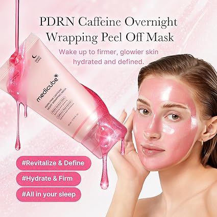 medicube Collagen Overnight Wrapping Peel Off Facial Mask Pack - Elasticity & Hydration Care, Reduces Sagging & Dullness - Hydrolyzed Collagen For Glowing Skin - Korean Skin Care, 2.53 fl.oz